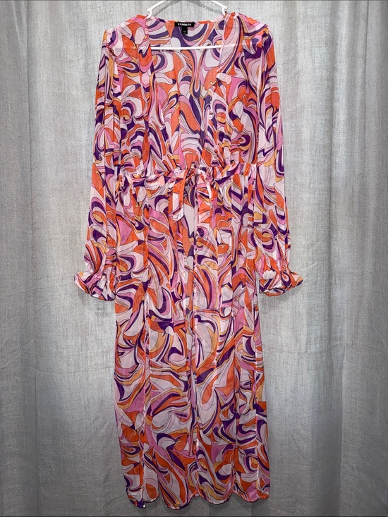 Express Other - Express Boho Retro Sheet Swim Cover Up